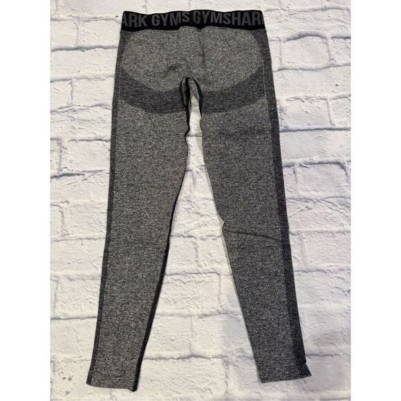 Gymshark NWOT Seamless Flex Leggings in Charcoal Gray/Black Size Small - Picture 2 of 3